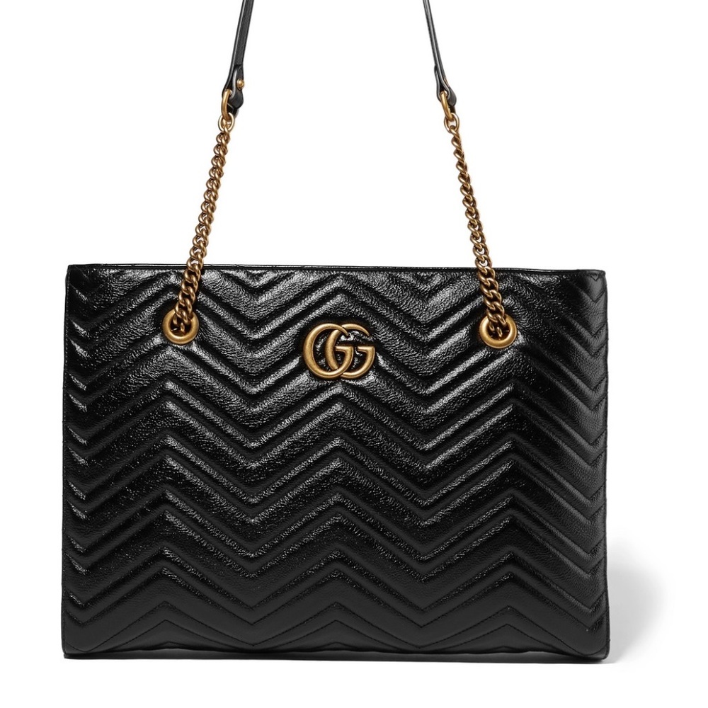 New Gucci GG Marmont Matelassé Medium Tote Bag